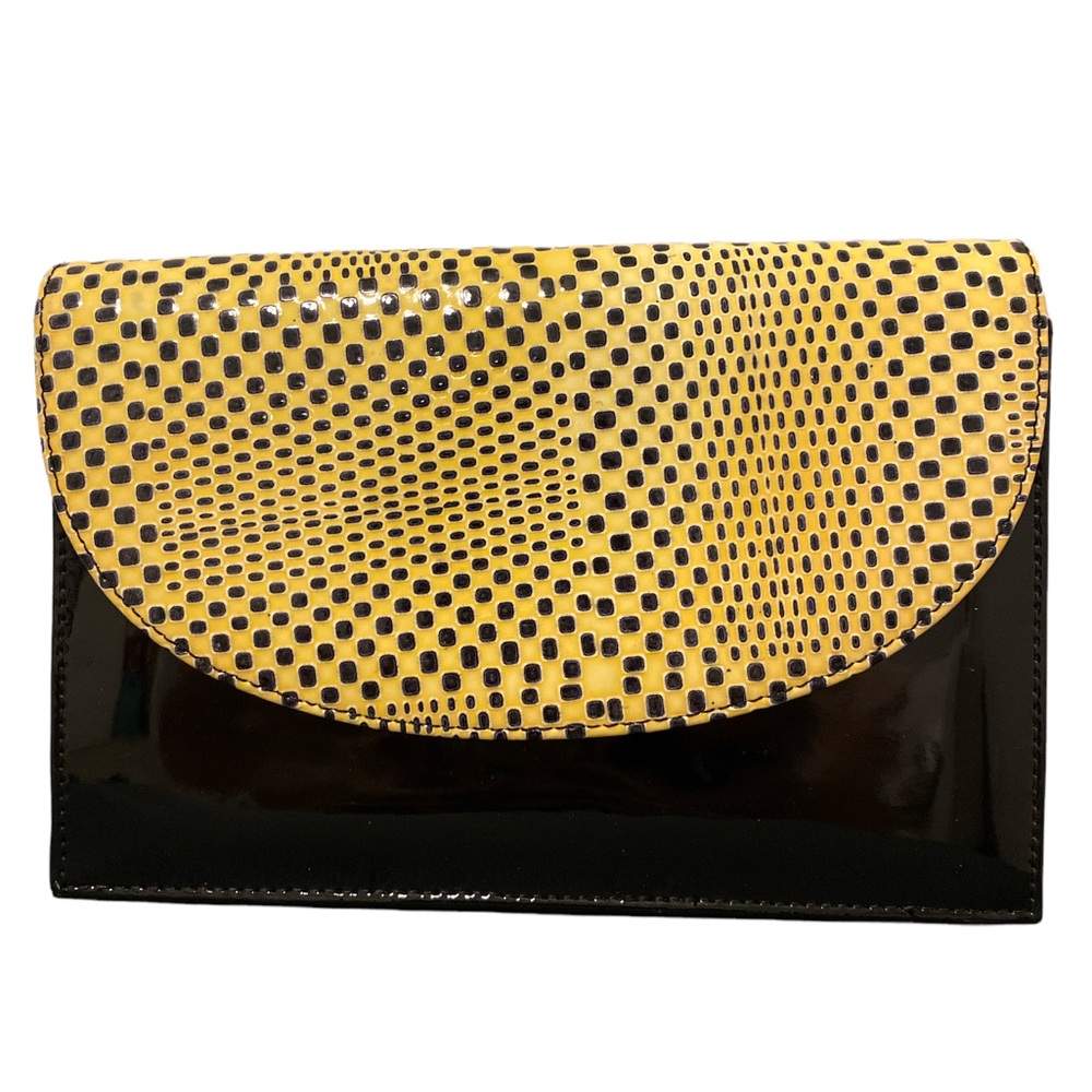 MONZO & FRANCO Vintage Patent Leather Bag